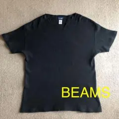 《BEAMS》Tシャツ カットソー トップス 黒 Lサイズ