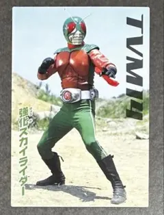 テレビマガジン付録仮面ライダーカードＲ「強化スカイライダー」新品　カルビー
