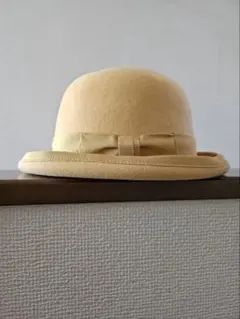 CA4LA カシラ ウール ボーラー帽 リボン付き