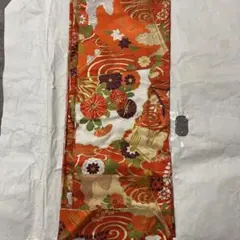 華やかオレンジ色の振袖