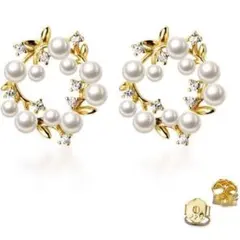 【匿名発送】ピアス 桜 カジュアル パール レディース