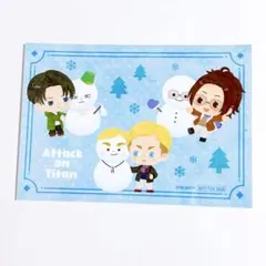 進撃の巨人 リヴァイ ハンジ エルヴィン 特典 ブロマイド POPUPSHOP