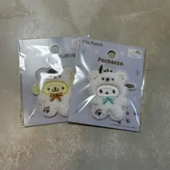 セリア　ポチャッコ　ポムポムプリン　ワッペン　サンリオ