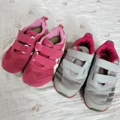 ASICS TUM186 & adidas キッズスニーカー 2足セットのサムネイル