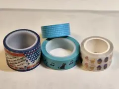 マスキングテープ 4個セット デザイン多様