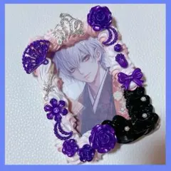 ホイップデコ トレカケース 推し活 Y2K ピンク‪✕‬紫‪✕‬白‪✕‬黒