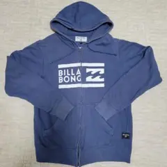 Billabong　ジップアップパーカー　メンズM　ライトネイビー