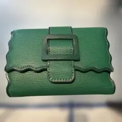 CHARLES & KEITH 三つ折り財布 グリーンのサムネイル