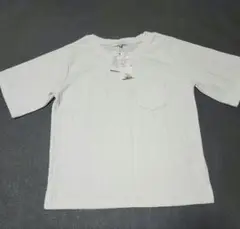 ホワイト ストライプ Tシャツ Mサイズ
