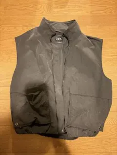 ZARA 半袖ベストL BLACKのサムネイル