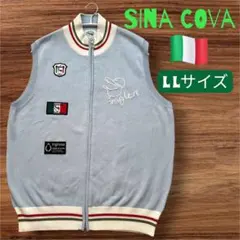 【希少】SINA COVA（シナコバ）イタリアン マリンニットベスト LLサイズのサムネイル