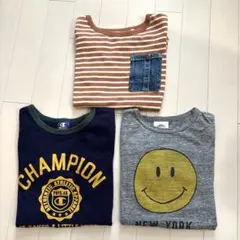 130cm Tシャツ 3枚セット
