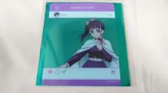 鬼滅の刃　全集中展　SNS風クリアカード　栗花落カナヲ