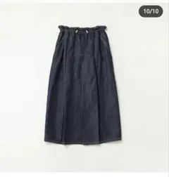 新品未使用タグ付き　janemarple コットンリネンデニムバギースカートのサムネイル