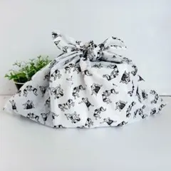 【専用】あずま袋◆手拭い◆エコバック◆コンビニバック◆ハンドメイド【相撲柄・白】