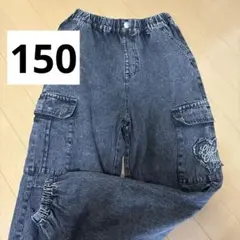 150 女の子 小学生 デニム パンツ ジーパン