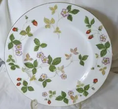 ☆【ウエッジウッド】ワイルドストロベリーディナープレート27㎝単品美品C☆