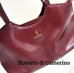 1月限定出品【Roberta di Camerino】バーガンディーハンドバック