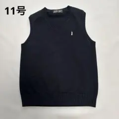 EASTBOY 綿ニットベスト 紺　11号