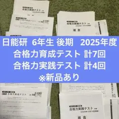 2026年最新】日能研育成テストの人気アイテム - メルカリ