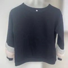 キッズ女の子　裏起毛トレーナー　130