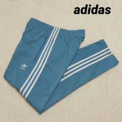 レアカラー adidas オリジナルス トラックパンツ 刺繍 y2k 水色 L