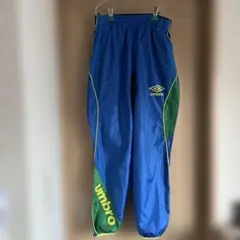 カH umbro ピステパンツ 青・緑