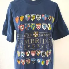 英国製　ケンブリッジ大学　カレッジエンブレム　Tシャツ UK 希少　レア