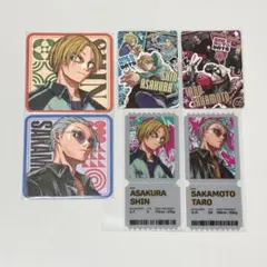 サカモトデイズ ジャンプGIGA シン 坂本 チケット風クリアカード コースター