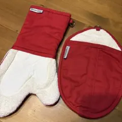 【訳あり】KitchenAid 鍋つかみ ミトン 鍋敷き セットのサムネイル