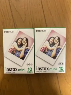 FUJIFILM instax mini インスタントフィルム 2パック
