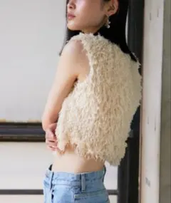 SLY SHEER FEATHER TOPS シアー フェザー トップスのサムネイル