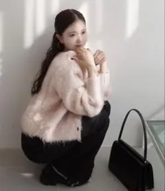 前後2wayシャギーニットトップス