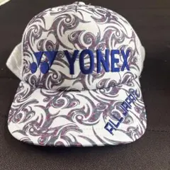 YONEX ユニメッシュキャップ ALL JAPAN ホワイト/ライラック
