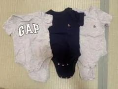GAP ロンパース 6-12ヶ月 ネイビー・グレー　3着まとめ売り