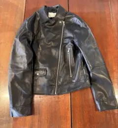 ZARA ザラ　ライダースジャケット ブラック　シングル