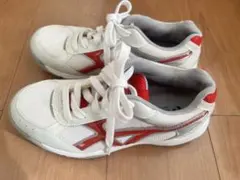 MOONSTAR 上履き・スクールシューズ ホワイト/レッド　24cm
