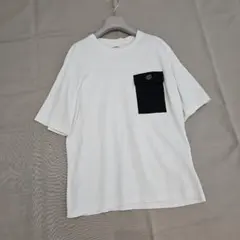 GU 포켓몬 Tシャツ ホワイト ブラック ポケット付き メンズM