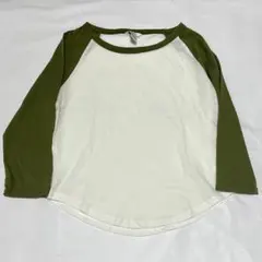 ラグランTシャツ 七分袖 シンプル カジュアル 古着風 レディースのサムネイル