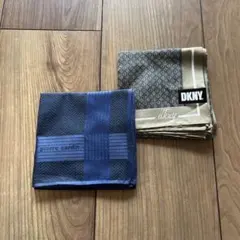 新品未使用品pierre cardin & DKNY ハンカチ2枚セットのサムネイル