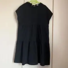 index ノースリーブ　チュニック　ブラック　Lサイズ 美品のサムネイル