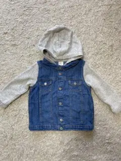 ✨美品✨H&M✨ベビー✨デニムパーカー✨80サイズ(日本サイズ80〜85相当)