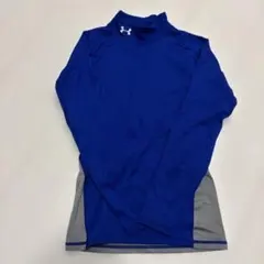 UNDER ARMOUR 青 長袖ハイネック インナー