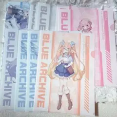 BLUE ARCHIVE キャラクタークリアファイル 6種 6枚セット ローソン
