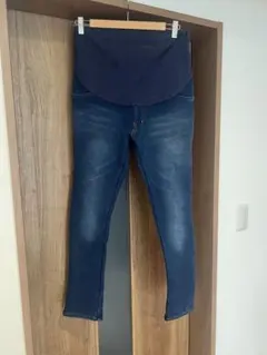 Sweet Mommyマタニティスキニースウェットパンツ ダークブルー