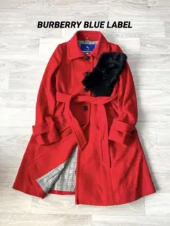 BURBERRY BLUE LABEL アンゴラ コート 38