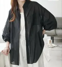 DISCOAT コットンシアーレギュラーシャツ　トップス　シャツ