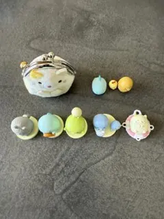 すみっコぐらしフィギュアセットとコインケース