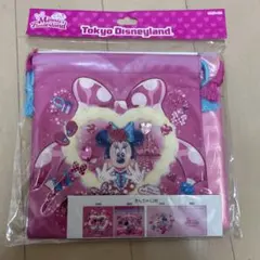 東京ディズニーランド　ミニー　きんちゃく　巾着　ミニパル　パルパルーザ