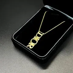 Dior クリスチャンディオール ロゴ ネックレス ゴールドカラー
